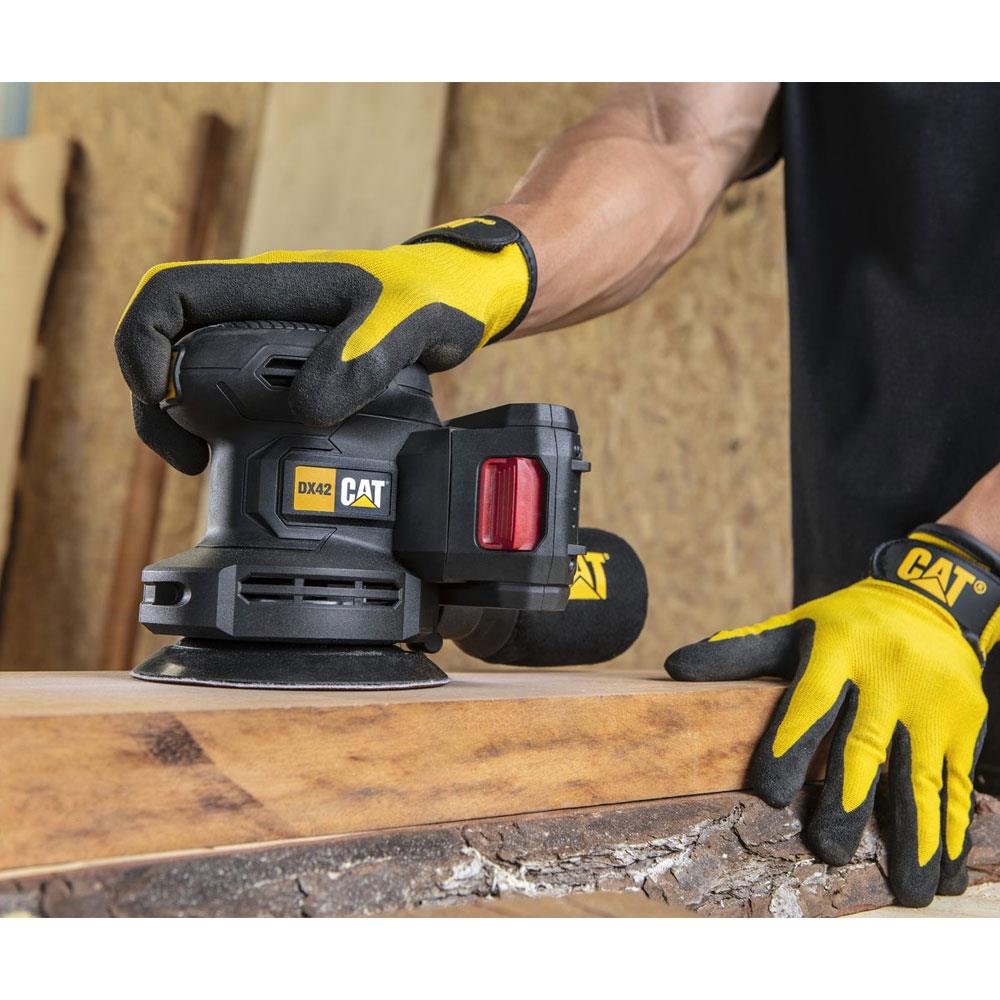 CAT DX42B 18Volt 125mm Profesyonel Devir Ayarlı Eksantrik Zımpara (Akü Dahil Değildir) ne işe yarar