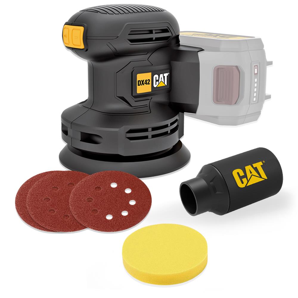 CAT DX42B 18Volt 125mm Profesyonel Devir Ayarlı Eksantrik Zımpara (Akü Dahil Değildir) fiyatı