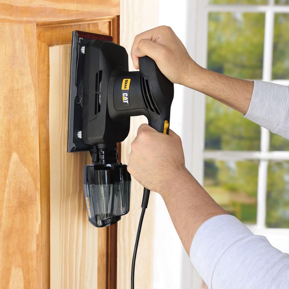 CAT DX44 350Watt Profesyonel Devir Ayarlı Titreşimli Zımpara ne işe yarar