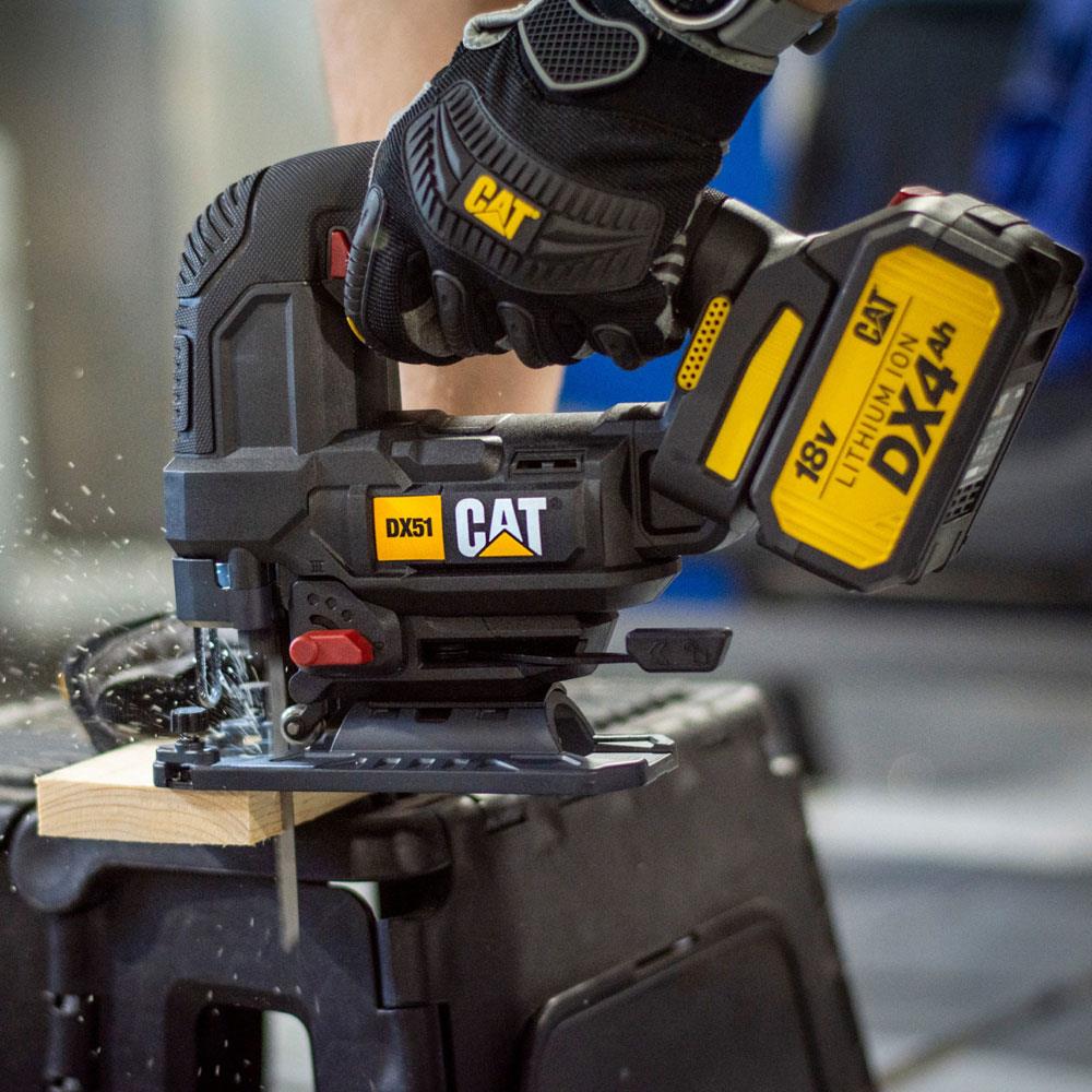 CAT DX51 18Volt/4.0Ah Li-ion Tek Akülü Profesyonel Kömürsüz Dekupaj Testere ne işe yarar