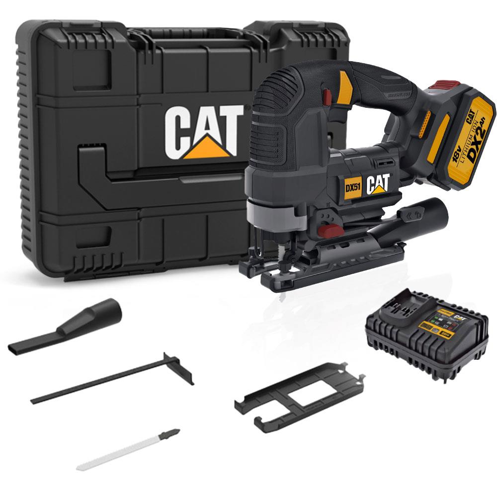 CAT DX51 18Volt/4.0Ah Li-ion Tek Akülü Profesyonel Kömürsüz Dekupaj Testere fiyatı