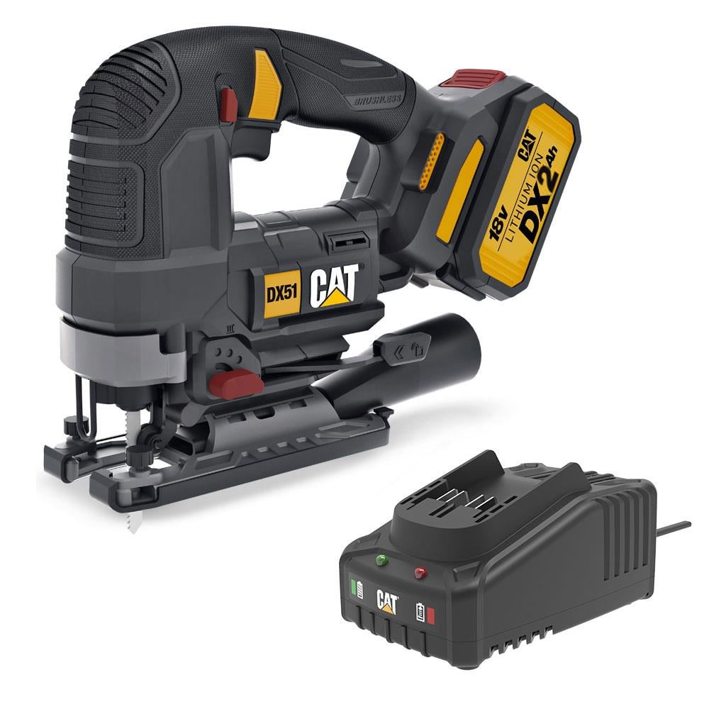 CAT DX51BC 18Volt 2.0Ah Li-ion Tek Akülü Profesyonel Kömürsüz Dekupaj Testere fiyatı
