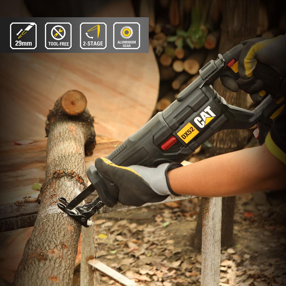 CAT DX52 18Volt/4.0Ah Li-ion Tek Akülü Profesyonel Tilki Kuyruğu Testere ne işe yarar