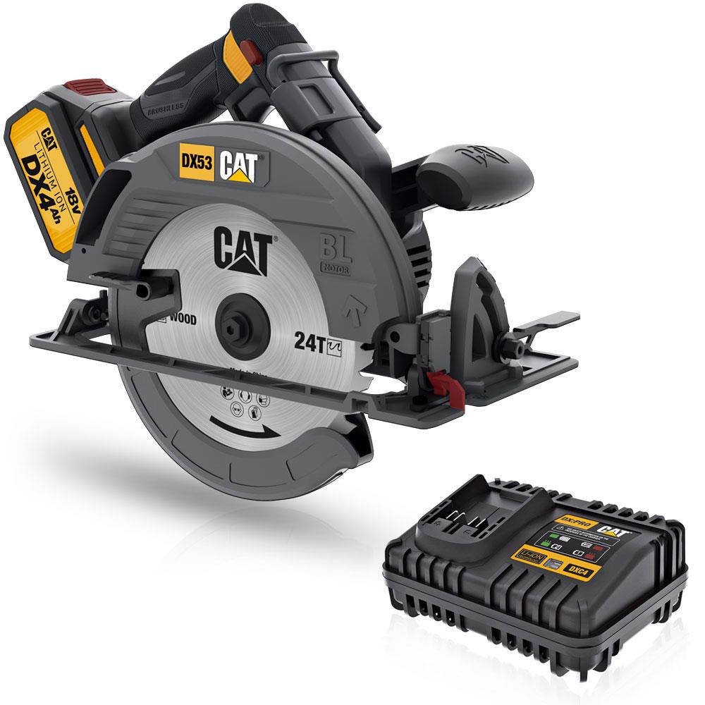 CAT DX53 18Volt 4.0Ah 185mm Kömürsüz Profesyonel Daire Testere fiyatı
