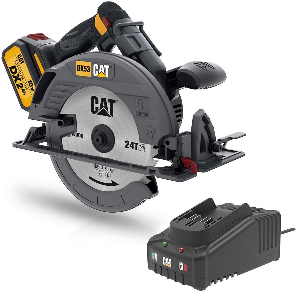 CAT DX53BC 18Volt 2.0Ah Li-ion 185mm Tek Akülü Kömürsüz Profesyonel Daire Testere fiyatı