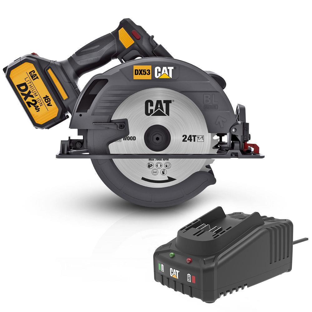CAT DX53BC 18Volt 2.0Ah Li-ion 185mm Tek Akülü Kömürsüz Profesyonel Daire Testere nasıl kullanılır