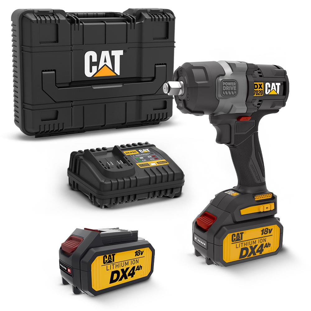CAT DX7020 18Volt 4.0 Ah Çift Akülü Kömürsüz 700/880Nm Profesyonel Şarjlı Somun Sıkma fiyatı