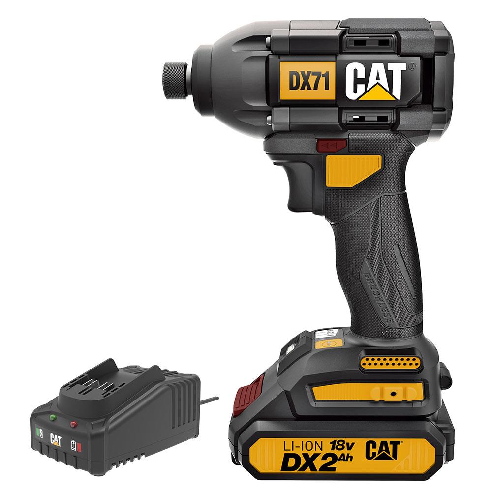 CAT DX71BC 18Volt 2.0Ah Li-ion Tek Akülü 215Nm Kömürsüz Profesyonel Şarjlı Darbeli Tornavida nasıl kullanılır