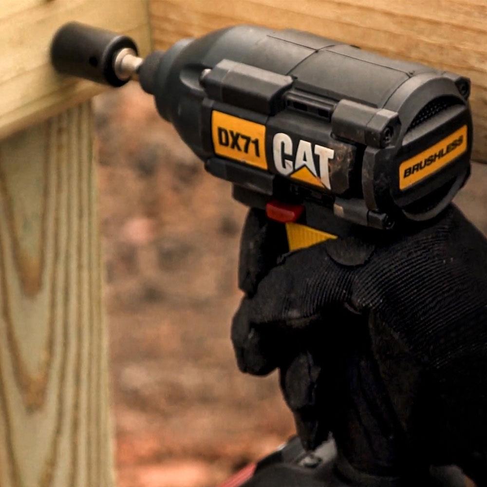 CAT DX71BC 18Volt 2.0Ah Li-ion Tek Akülü 215Nm Kömürsüz Profesyonel Şarjlı Darbeli Tornavida ne işe yarar
