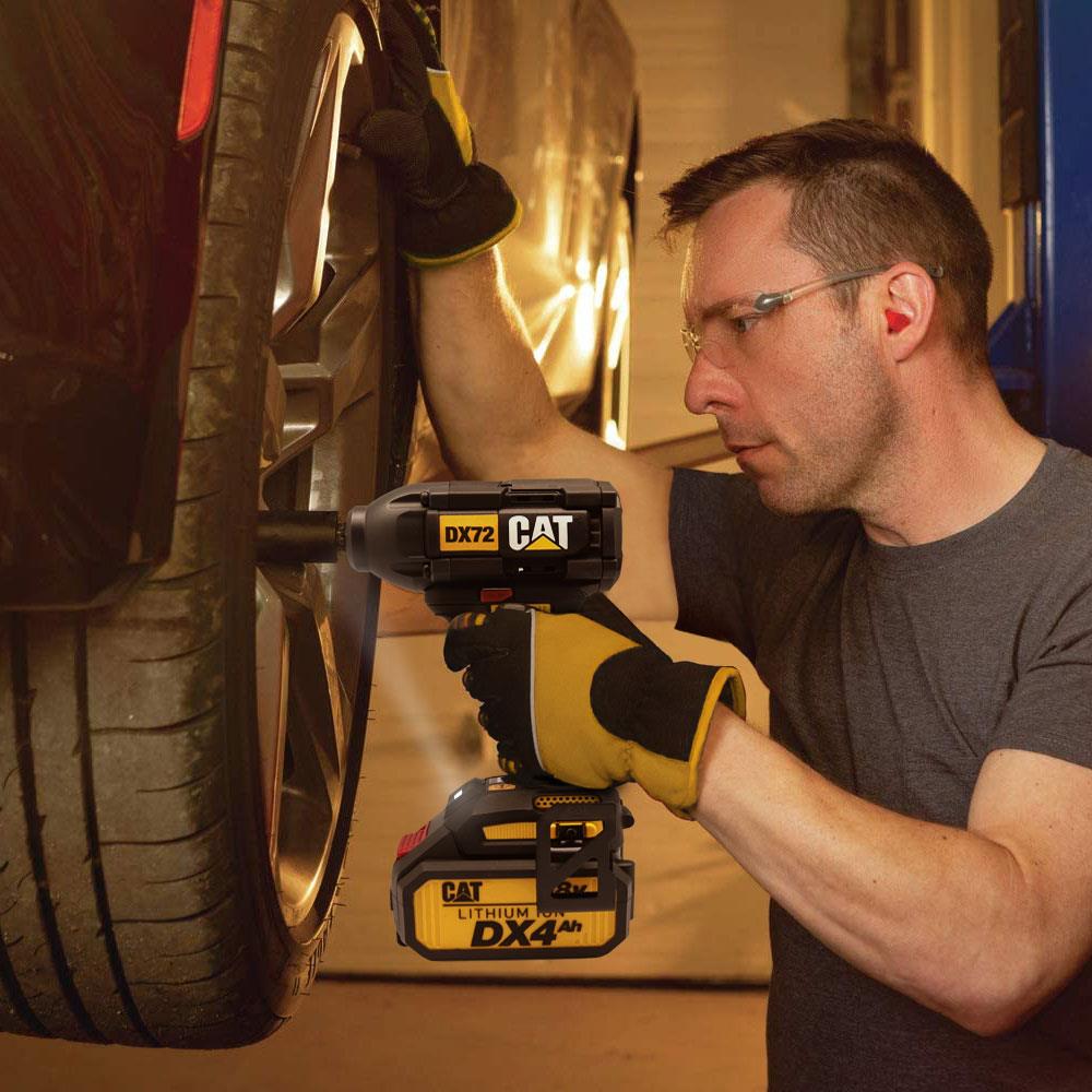 CAT DX72 18Volt/4.0Ah Li-ion Çift Akülü Şarjlı 350Nm Kömürsüz Profesyonel Somun Sıkma ne işe yarar