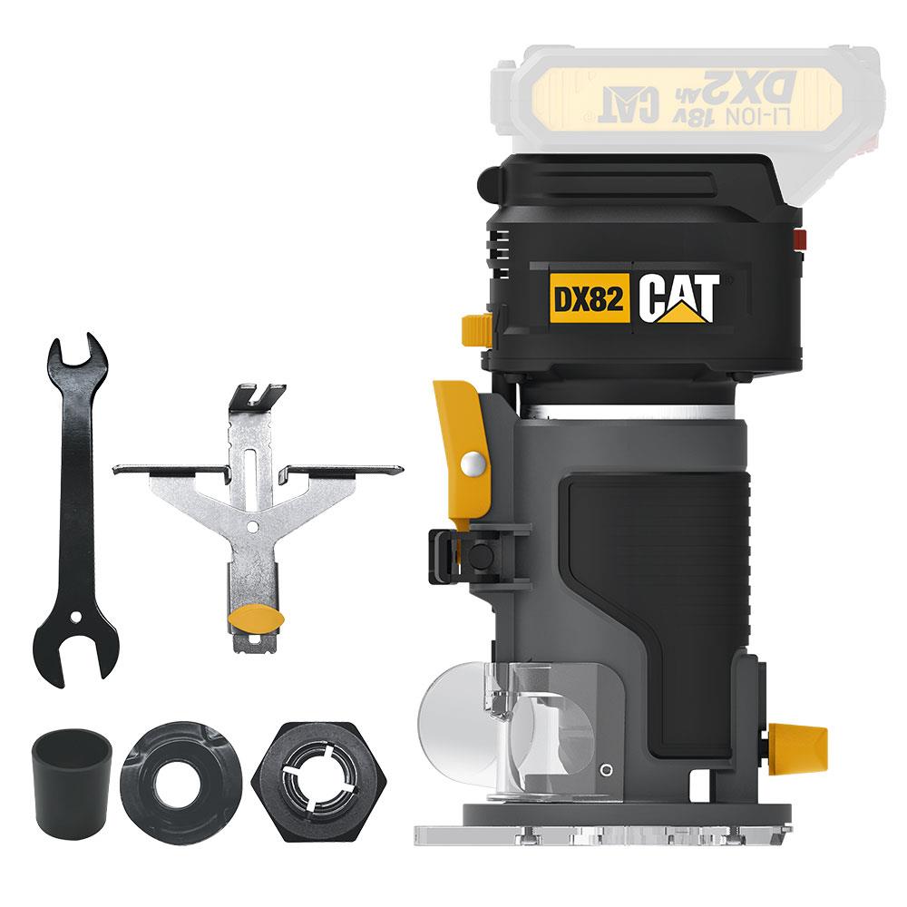 CAT DX82B 18Volt Şarjlı Kömürsüz 6mm Devir Ayarlı Profesyonel Avuç İçi El Frezesi Formika Tıraşlama (Akü Dahil Değildir) nasıl kullanılır