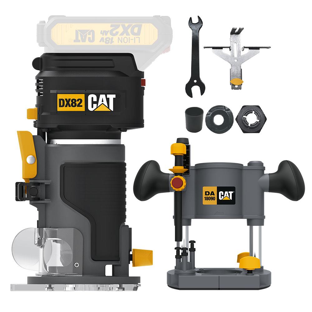 CAT DX82B.3 18Volt Şarjlı Kömürsüz 6mm Devir Ayarlı Profesyonel Avuç İçi El Frezesi Formika Tıraşlama (Akü Dahil Değildir) nasıl kullanılır