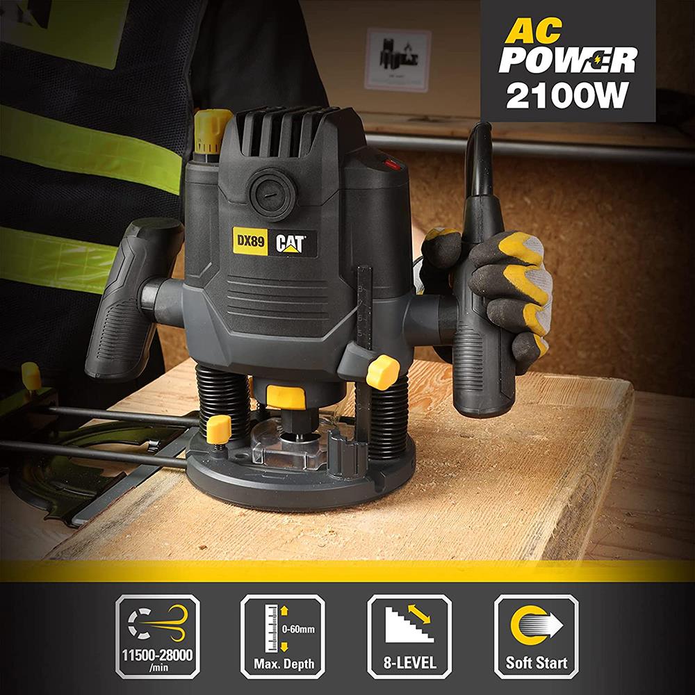 CAT DX89 2100Watt 12mm Profesyonel El Frezesi ne işe yarar