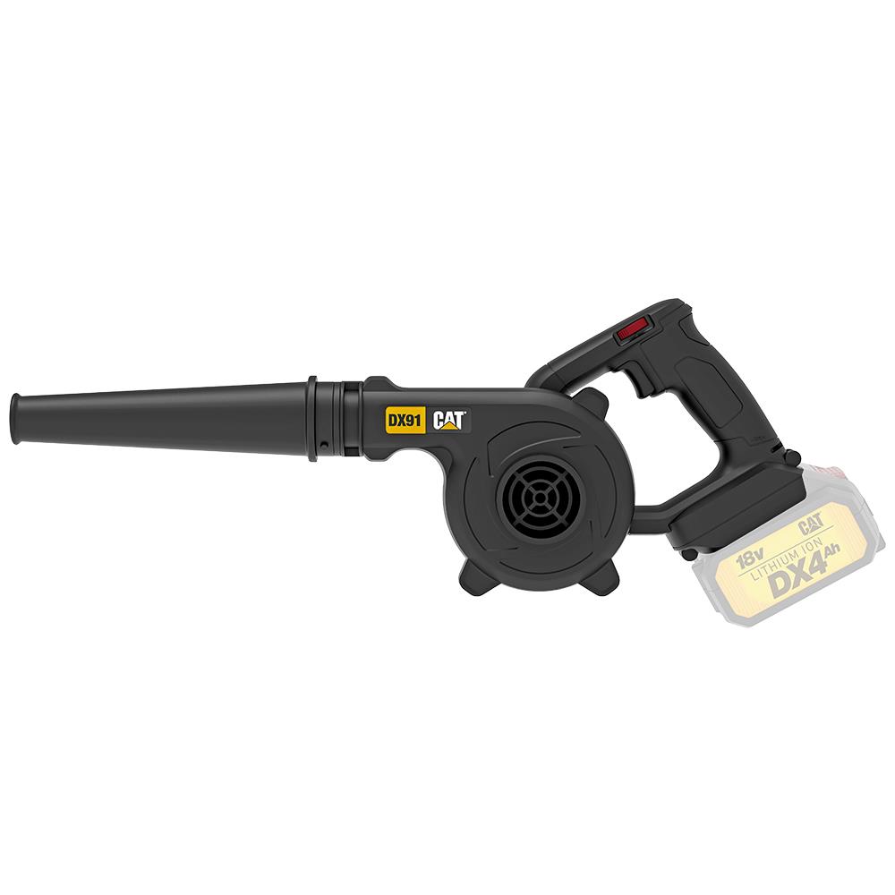 CAT DX91B 18Volt Profesyonel Devir Ayarlı Üfleyici + 5 Parça Aksesuar (Akü Dahil Değildir) nasıl kullanılır