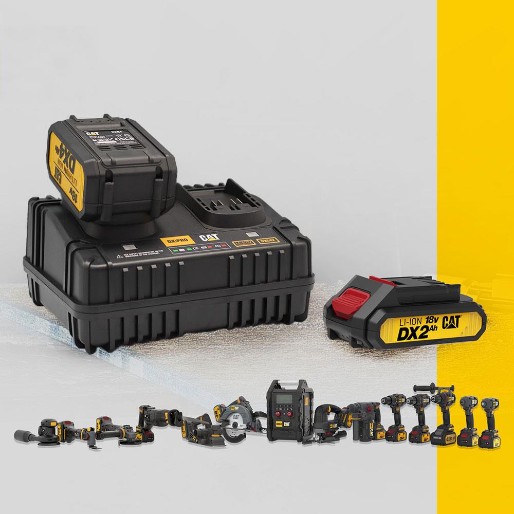 CAT DXC42 18Volt Li-ion ONE FOR ALL Profesyonel İkili Hızlı Akü Şarj Cihazı ne işe yarar