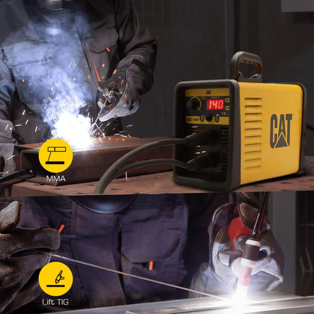 CAT DZ141T 140 Amper TIG LIFT/MMA Çanta Tipi Profesyonel Dijital İnverter Kaynak Makinesi + CAT DX37 Avuç Taşlama nasıl kullanılır