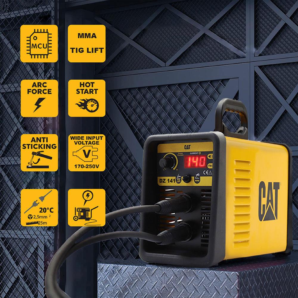 CAT DZ141T 140 Amper TIG LIFT/MMA Çanta Tipi Profesyonel Dijital İnverter Kaynak Makinesi + CAT DX37 Avuç Taşlama ne işe yarar