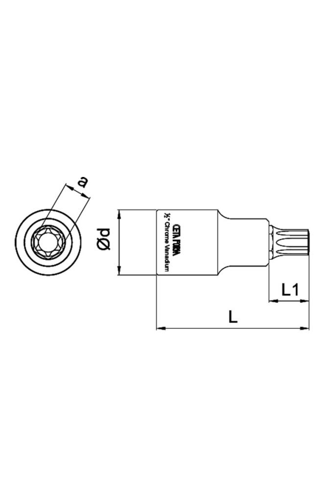 CETA-FORM 1/4'' Torx Uçlu Lokma TR15 nasıl kullanılır