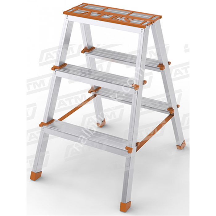 Çift Çıkışlı Alüminyum Merdiven 3 Basamaklı fiyatı