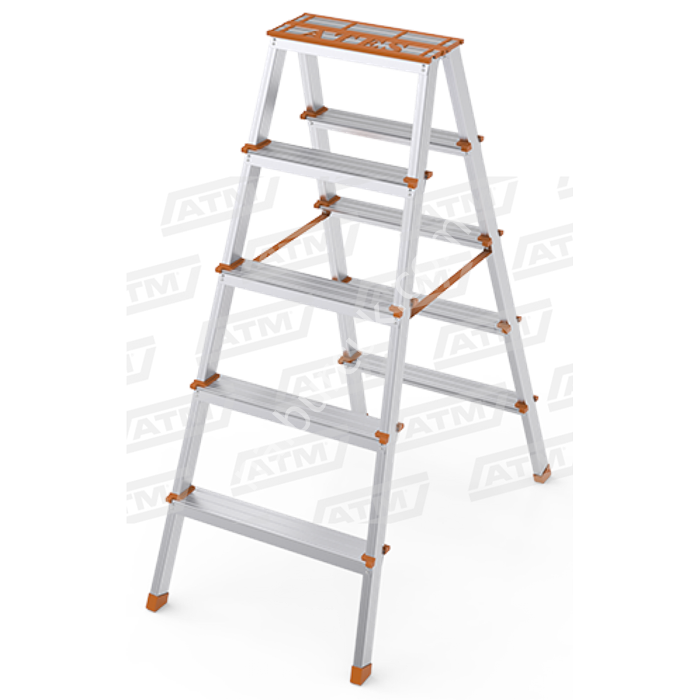 Çift Çıkışlı Alüminyum Merdiven 5 Basamaklı fiyatı