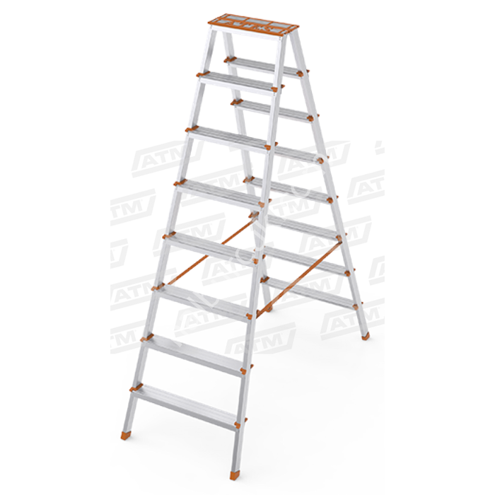 Çift Çıkışlı Alüminyum Merdiven 8 Basamaklı fiyatı