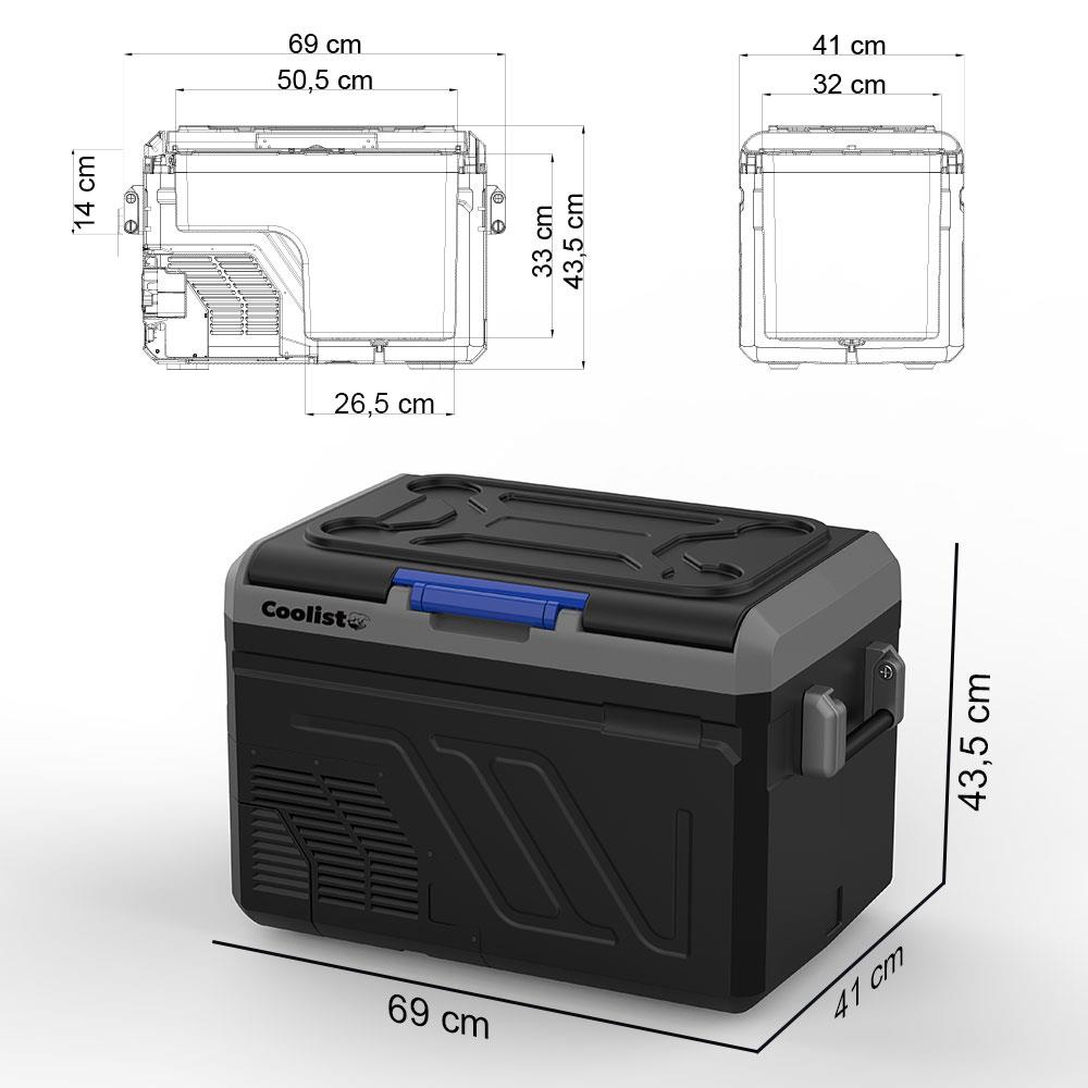 Coolist CLK40 12/24Volt/220Volt 40 Litre Kompresörlü Oto Buzdolabı/Dondurucu nereden bulurum