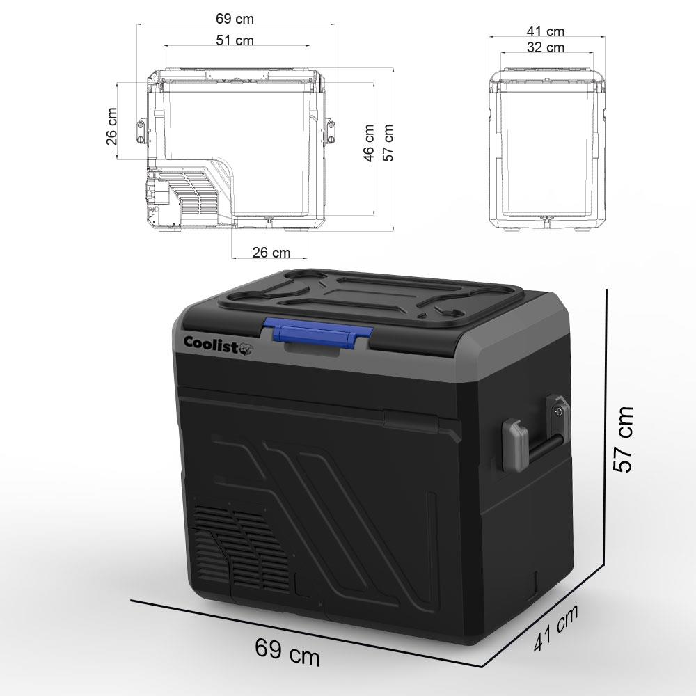 Coolist CLK60 12/24Volt/220Volt 60 Litre Kompresörlü Oto Buzdolabı/Dondurucu nereden bulurum