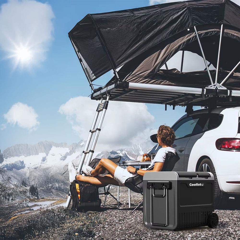 Coolist CLK65W 12/24Volt 220Volt 65 Litre Çift Bölmeli Tekerlekli Outdoor Kompresörlü Oto Buzdolabı/Dondurucu ne işe yarar