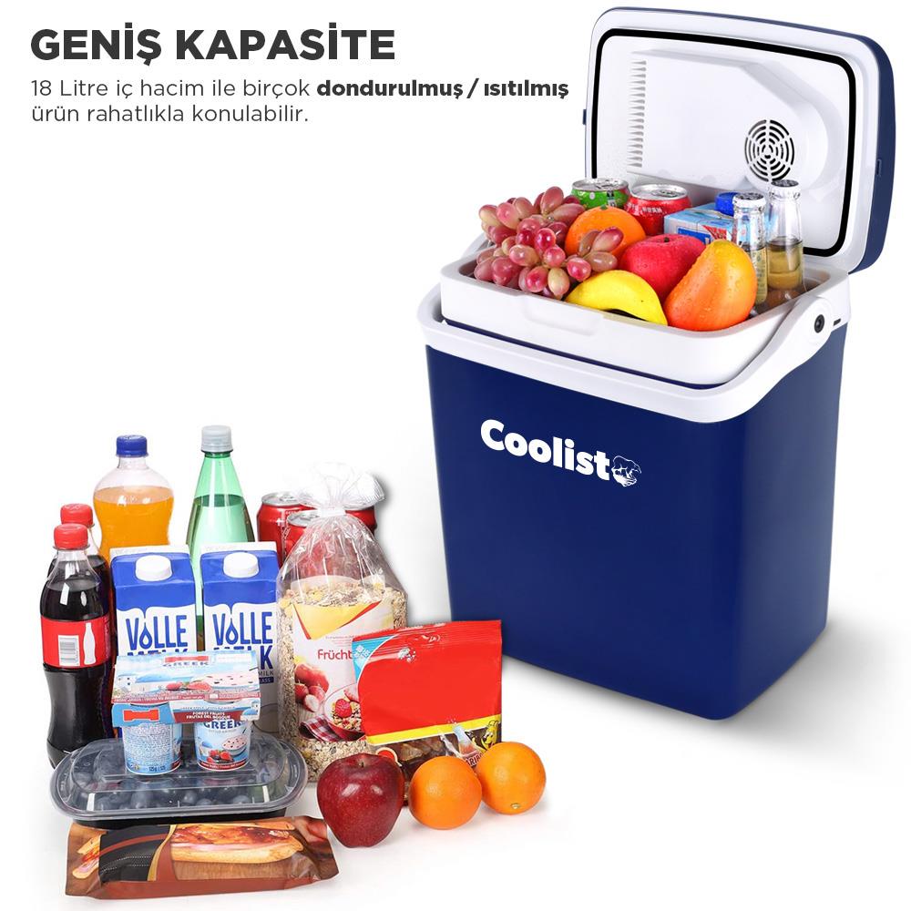 Coolist CLT18 12Volt/220Volt AC/DC 18 Litre Sıcak/Soğuk Oto Buzdolabı nasıl kullanılır