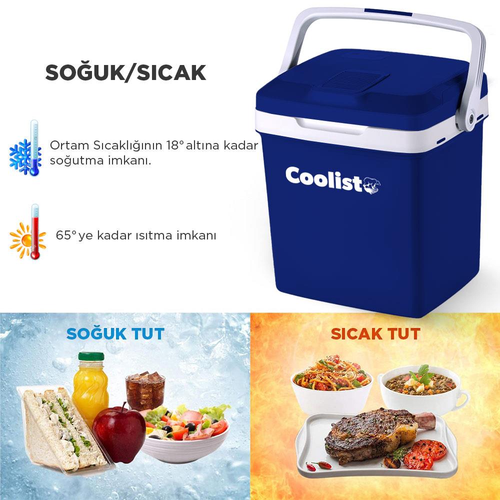Coolist CLT26 12Volt/220Volt AC/DC 26 Litre Sıcak/Soğuk Oto Buzdolabı nereden bulurum