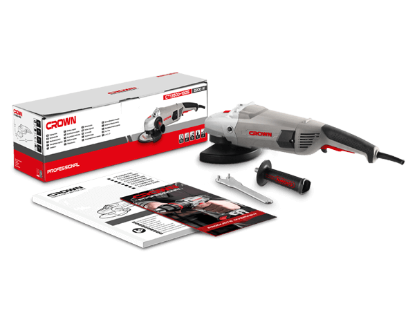 CROWN CT13500 Büyük Taşlama 2200 Watt 180 mm nasıl kullanılır