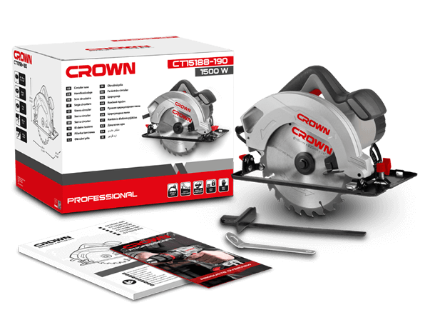 CROWN CT15188 Daire Testere 1500 Watt 190 mm nasıl kullanılır