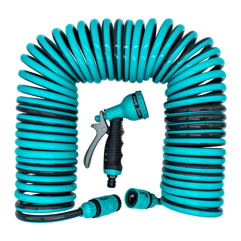 Daye DY5915S Spiral Bahçe Sulama Hortum Seti 15 mt nasıl kullanılır