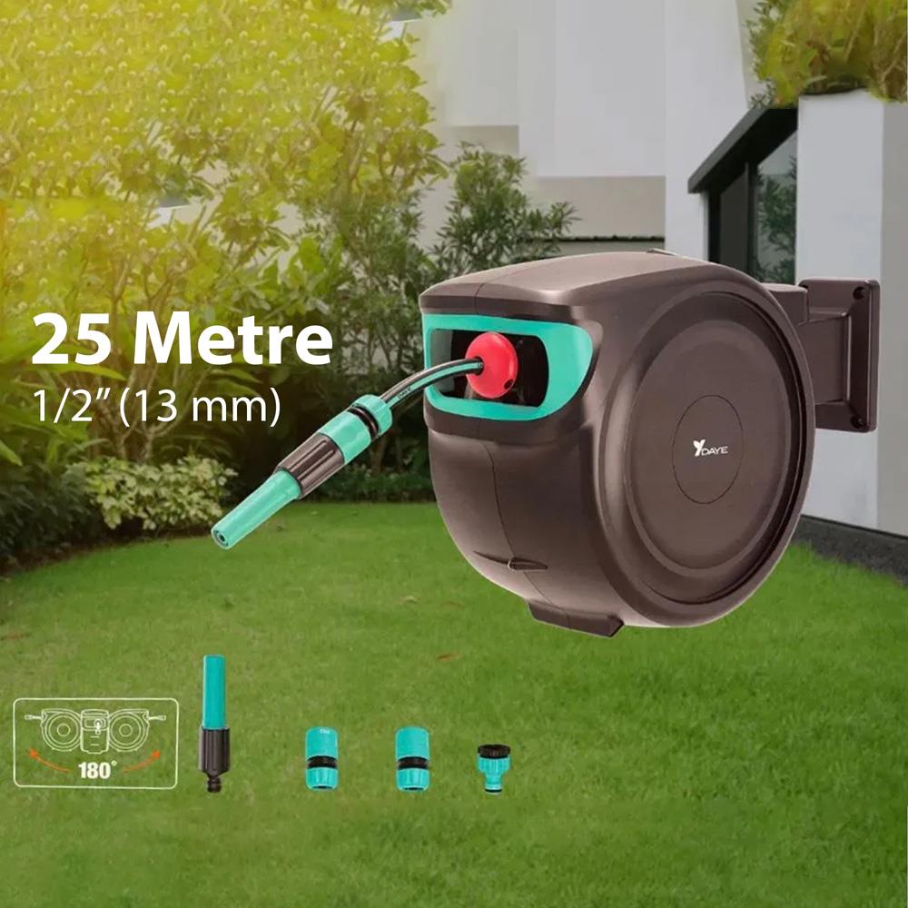 Daye DY6686W25 Otomatik Sarımlı Bahçe Sulama Hortum Tamburu 25mt ne işe yarar