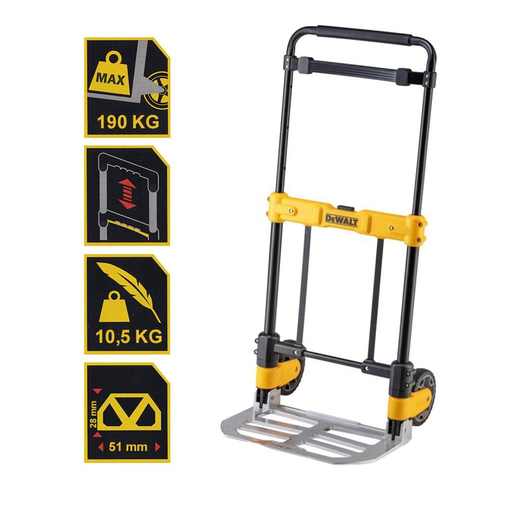 DEWALT DWT512 190Kg Profesyonel Katlanır El Arabası nasıl kullanılır