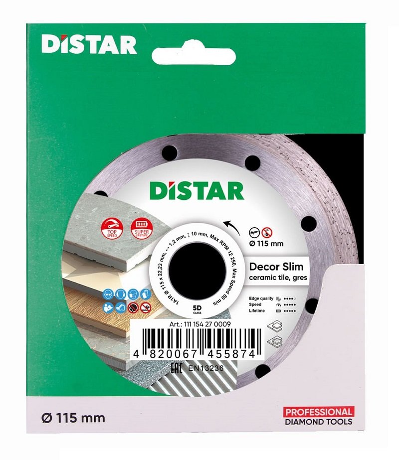 DİSTAR DECOR 115 mm Elmas Seramik - Fayans Kesme Testeresi (Ekstra İnce) nasıl kullanılır