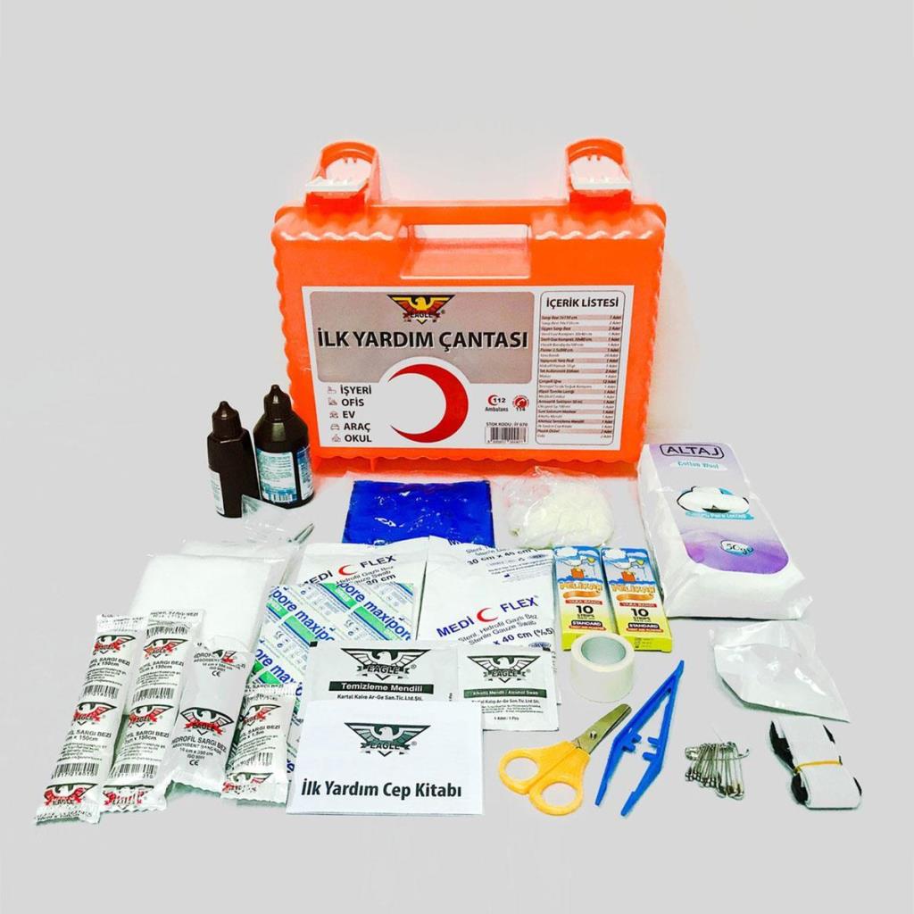 Eagle IY-070 İş Yeri İlk Yardım Çantası (Duvara Monte Edilebilir) ne işe yarar