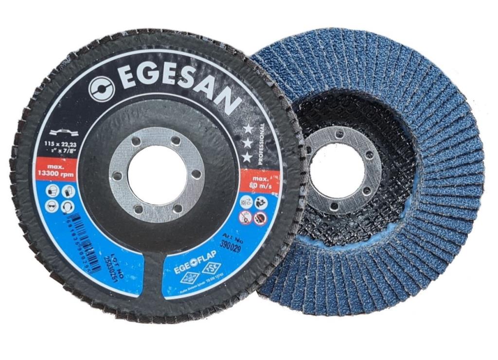 EGESAN Pro 115 mm Flap Disk Zımpara ZR (Kum Seçiniz) fiyatı