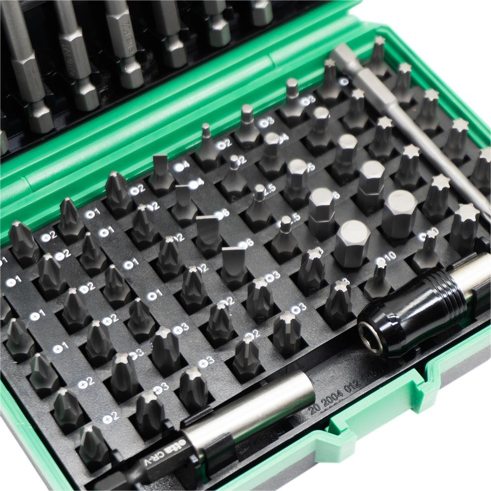 Elta 14000005080 Adaptörlü Bits Uç Vidalama Seti 71 Parça ne işe yarar