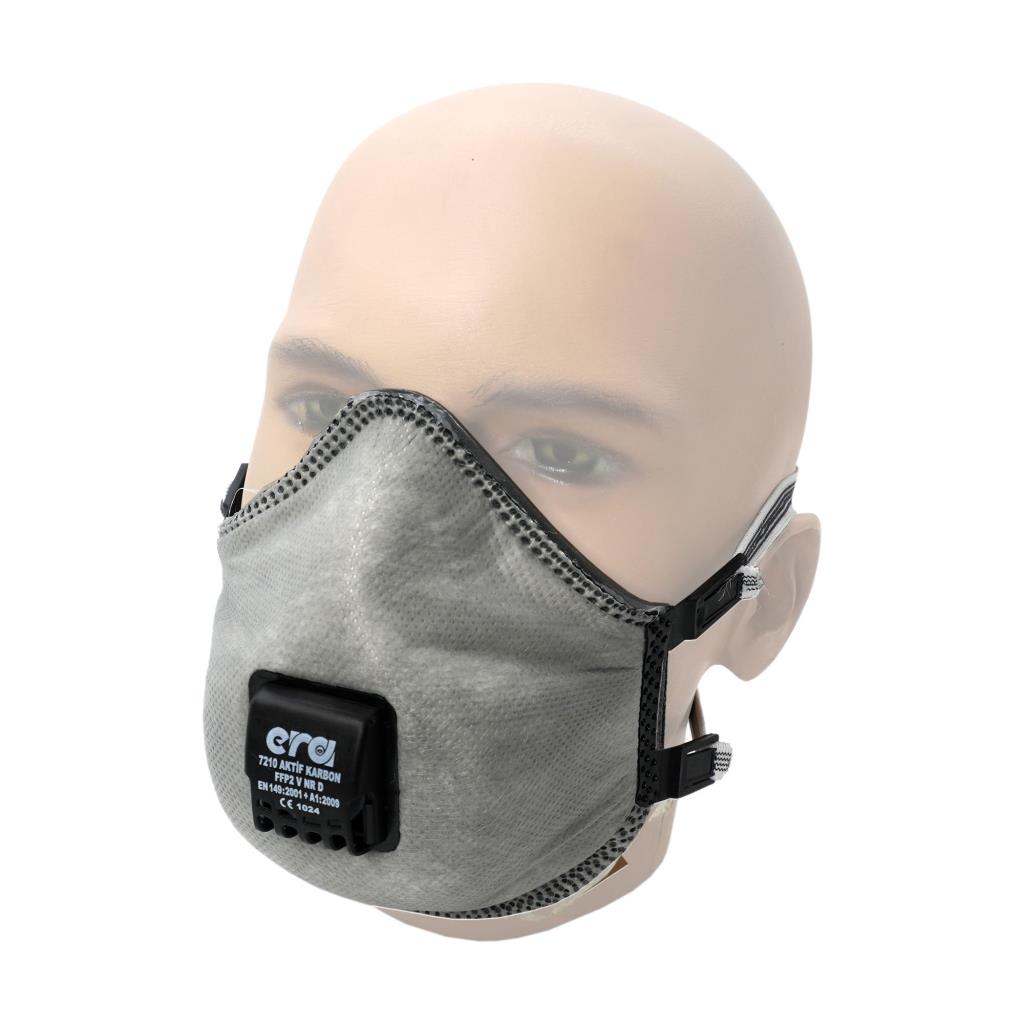 Era Toz Maskesi 7210 Aktif Karbon Ventilli FFP2 V NRD 10 lu Paket ne işe yarar