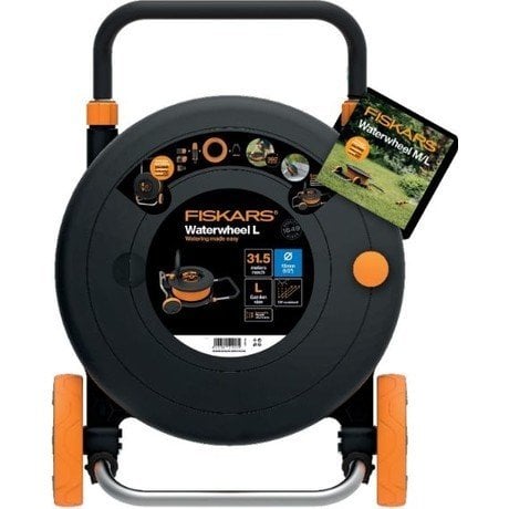 FISKARS Arabalı Bahçe Sulama Hortum Seti 30 Metre (1023644) nasıl kullanılır