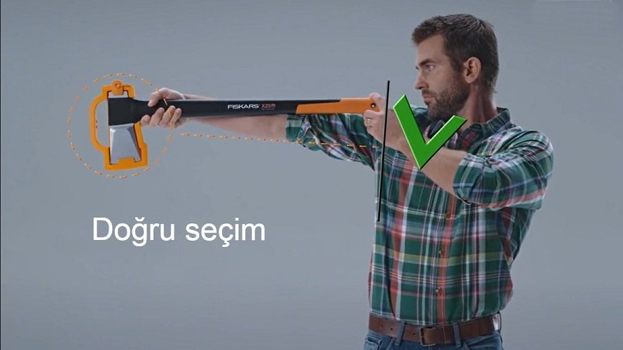 FISKARS X27 XXL Yarma Baltası 964 mm ne işe yarar