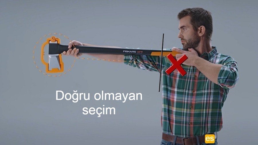 FISKARS X27 XXL Yarma Baltası 964 mm ne işe yarar