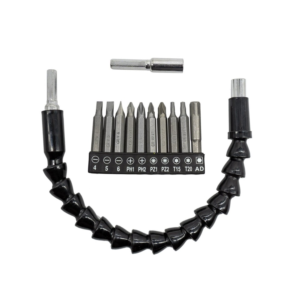 Flex Bükülebilir Esnek Şaft Bits Uzatma Adaptörü Bits Uçlar Seti 12 Parça fiyatı