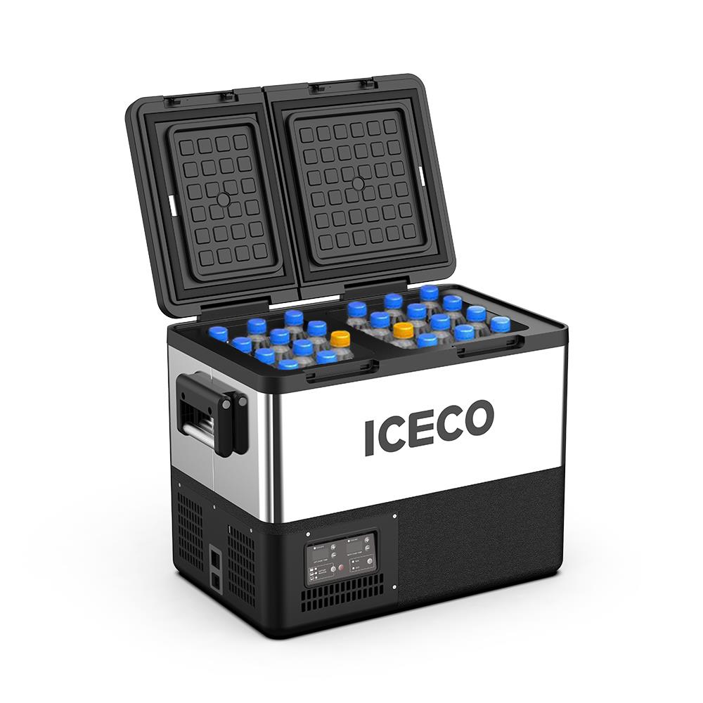 ICECO TCD55 12/24Volt 55 Litre Çift Bölmeli Outdoor Kompresörlü Oto Buzdolabı/Dondurucu fiyatı