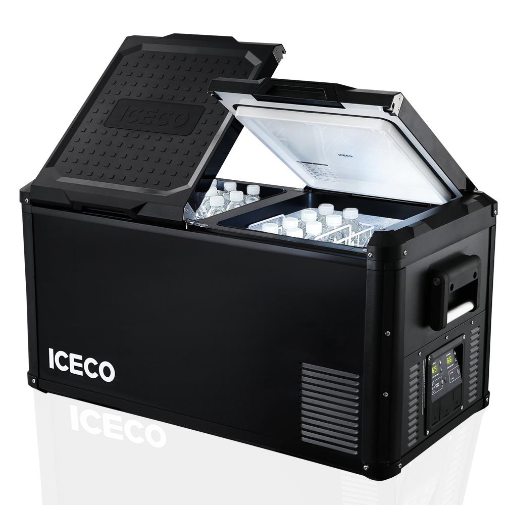 ICECO VL90PROD 12/24Volt 220Volt 90 Litre Çift Bölmeli Outdoor Kompresörlü Oto Buzdolabı/Dondurucu fiyatı