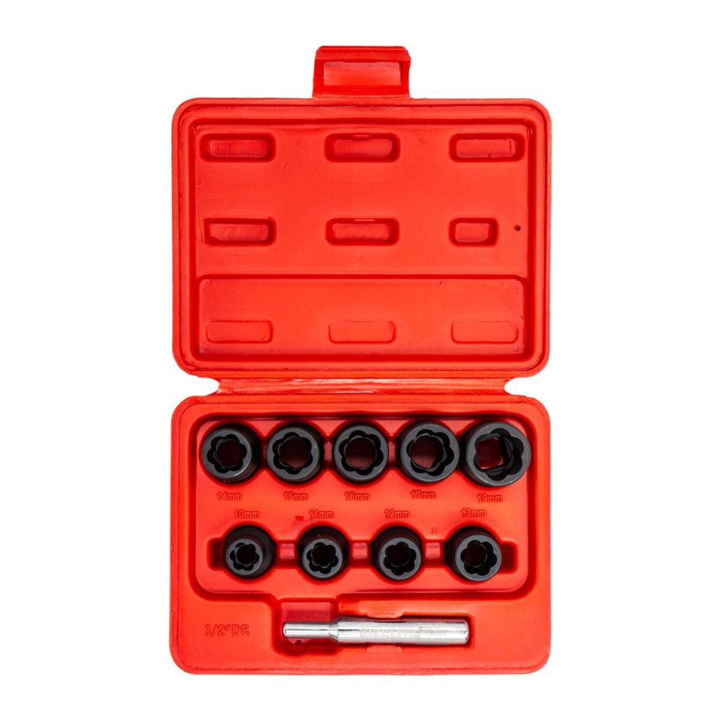 İzeltaş 1/2'' Twist Lokma Seti Hasarlı Civata, Somun Sökme 10 Parça nasıl kullanılır