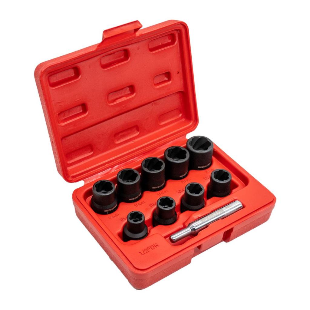 İzeltaş 1/2'' Twist Lokma Seti Hasarlı Civata, Somun Sökme 10 Parça fiyatı