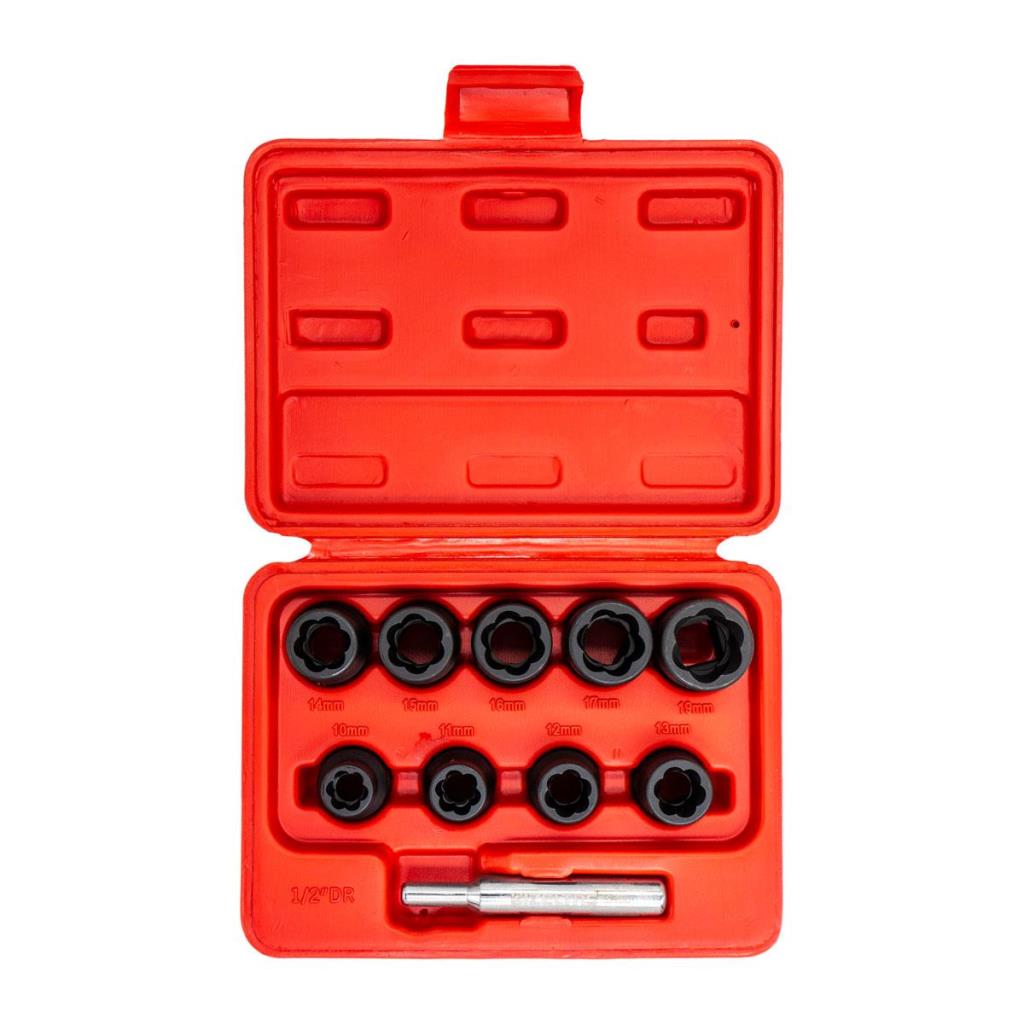 İzeltaş 1/2'' Twist Lokma Seti Hasarlı Civata, Somun Sökme 10 Parça nasıl kullanılır