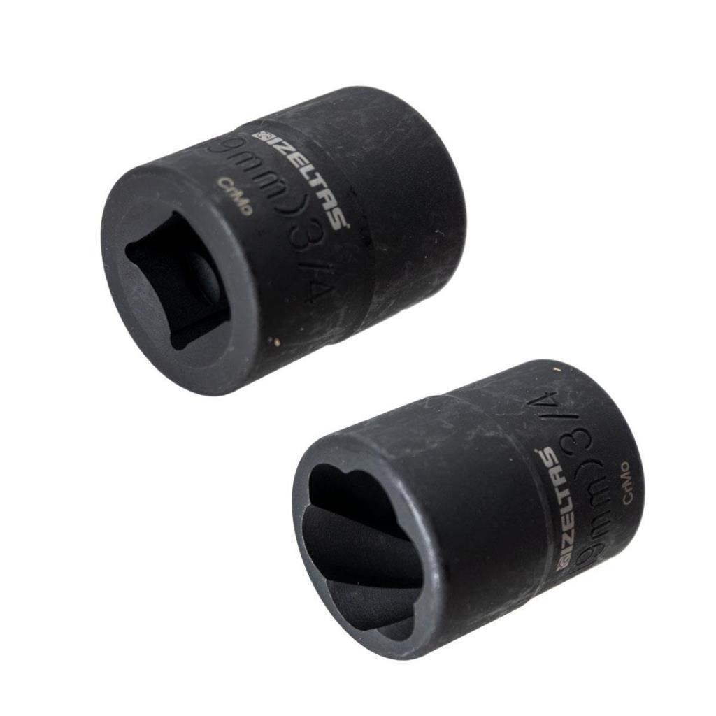 İzeltaş 1/2'' Twist Lokma Seti Hasarlı Civata, Somun Sökme 10 Parça ne işe yarar